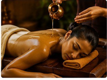 Ayurvedic Abhyanga therapy