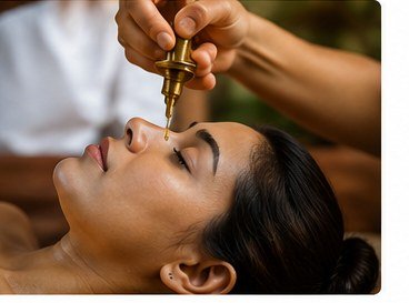 Ayurvedic Nasya therapy